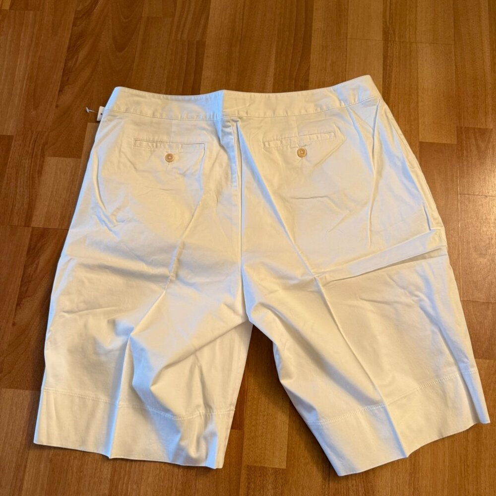 White Bermuda Shorts - NWT - Picture 2 of 8